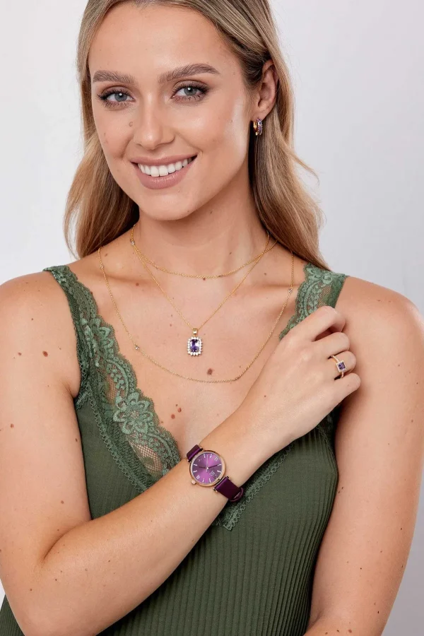 Knight & Day Long Fine Amethyst Chain* Jewellery