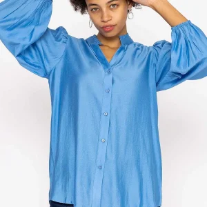 Rowen Avenue Long Sleeve Spring Blouse In Blue*Women Tops & Blouses