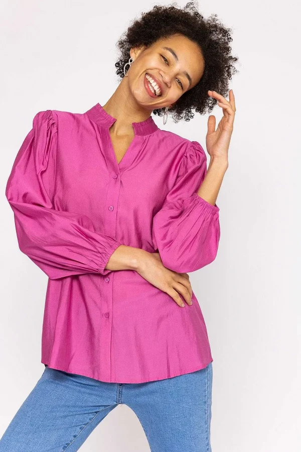 Rowen Avenue Long Sleeve Spring Blouse In Pink*Women Tops & Blouses