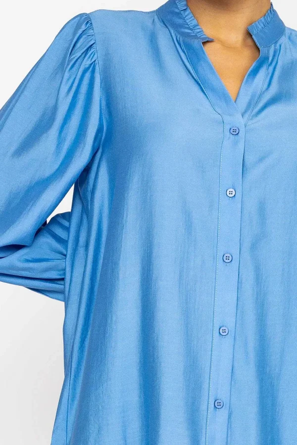 Rowen Avenue Long Sleeve Spring Blouse In Blue*Women Tops & Blouses