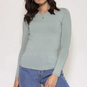 Rowen Avenue Long Sleeve Top In Mint*Women Tops & Blouses