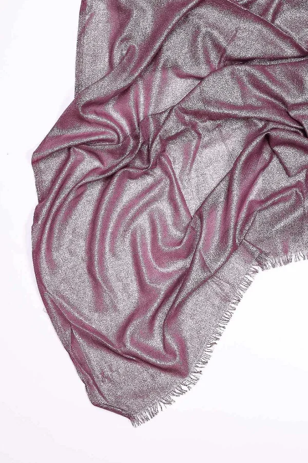 SOUL Accessories Lurex Evening Scarf In Wine* Accessories