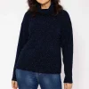 Voulez Vous Lurex Knit In Navy*Women Jumpers & Cardigans