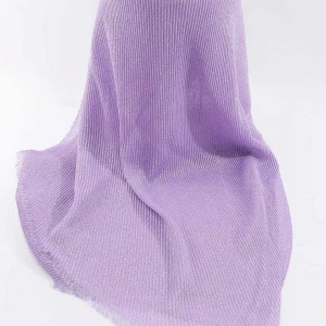 SOUL Accessories Lurex Pleated Occasion Scarf In Lilac* Accessories