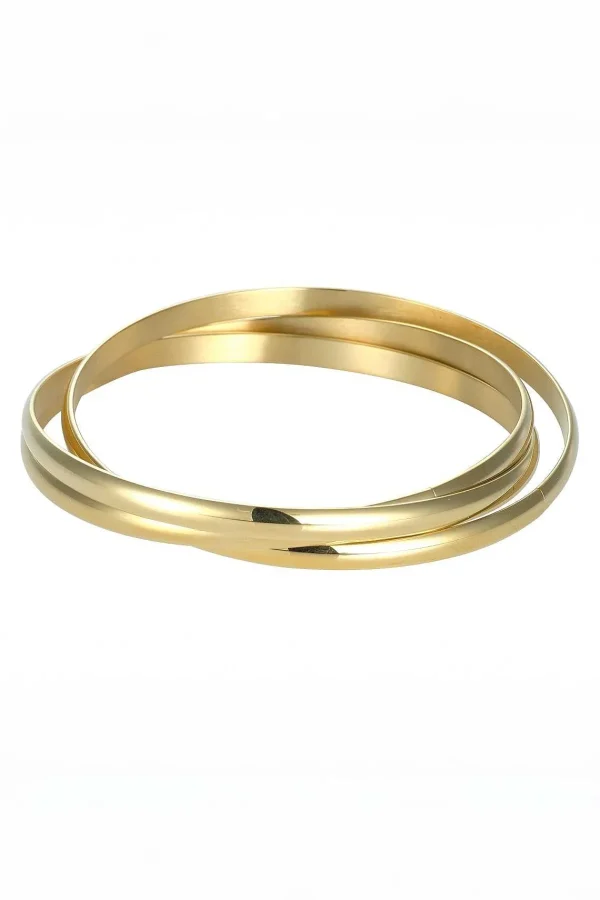 Knight & Day Marina Gold Bangle Bracelet*Women As Seen On Social