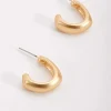 Soul Jewellery Matte Structured Hoop Earrings* Earrings