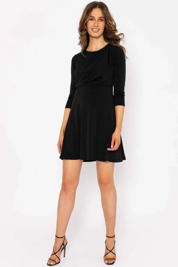 Pala D'oro Meghan Black Mini Dress* Sale Dresses