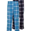 Marlon Sleepwear Mens 2 Pack Fleece Pyjama Pants*Women Nightwear