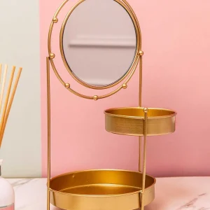 Carraig Donn Dwell Metal Mirrored Jewellery Holder* Homeware