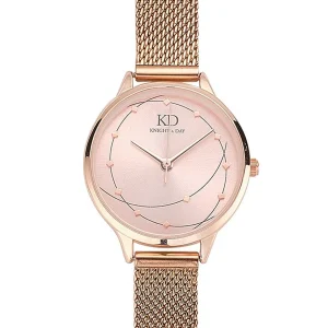 Knight & Day Milena Rose Gold Mesh Band Watch* Boxed Gifts