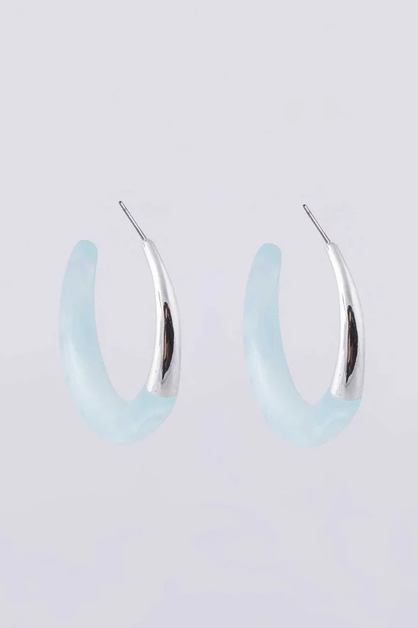 Knight & Day Minerva Turquoise Hoops* Jewellery