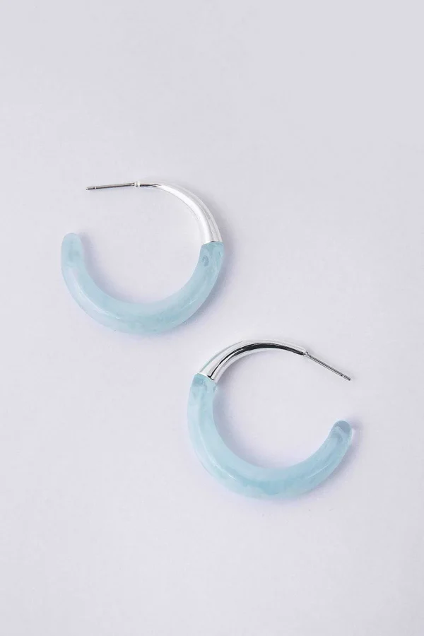 Knight & Day Minerva Turquoise Hoops* Jewellery