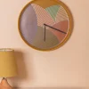 Carraig Donn HOME Modern Ceramic Mustard Wall Clock* Homeware