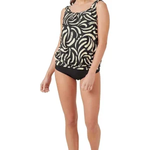 Oyster Bay Monochrome Tankini With Briefs*Women Swimwear