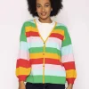 Kelly & Grace Weekend Multi Stripe Cardigan*Women Jumpers & Cardigans