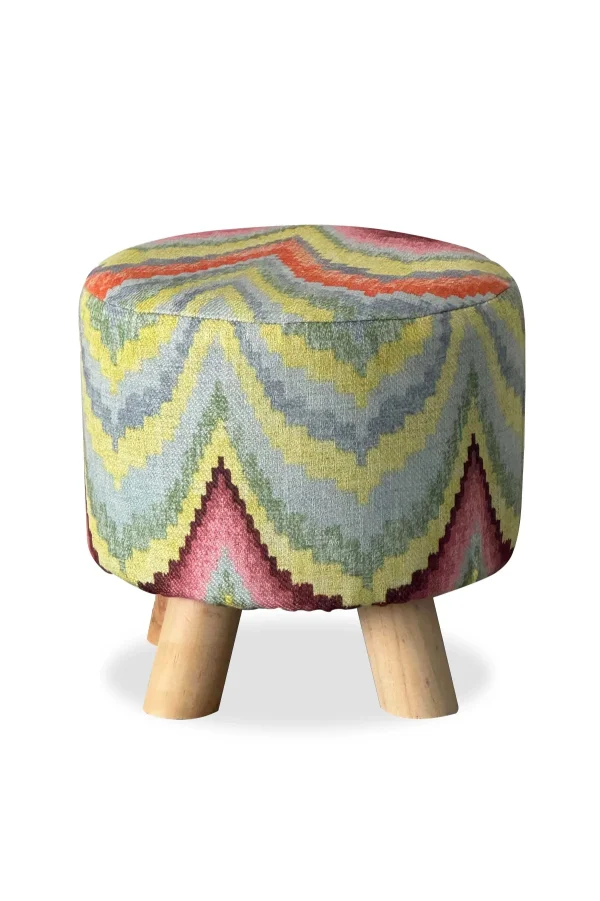 Carraig Donn HOME Multicolour Boho Footstool* Homeware