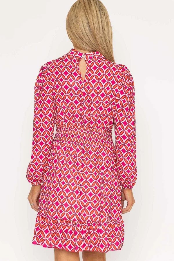 Pala D'oro Nadia Mini Dress In Pink Print*Women Dresses & Jumpsuits