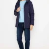 Kelly & Grace Weekend Navy Lightweight Quilted Coat*Women Coats & Jackets