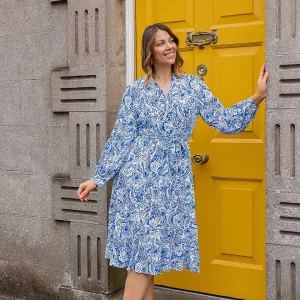 Rowen Avenue Norah Dress In Blue Print*Women Dresses & Jumpsuits