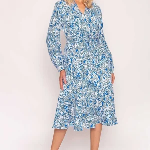 Rowen Avenue Norah Dress In Blue Print*Women Dresses & Jumpsuits