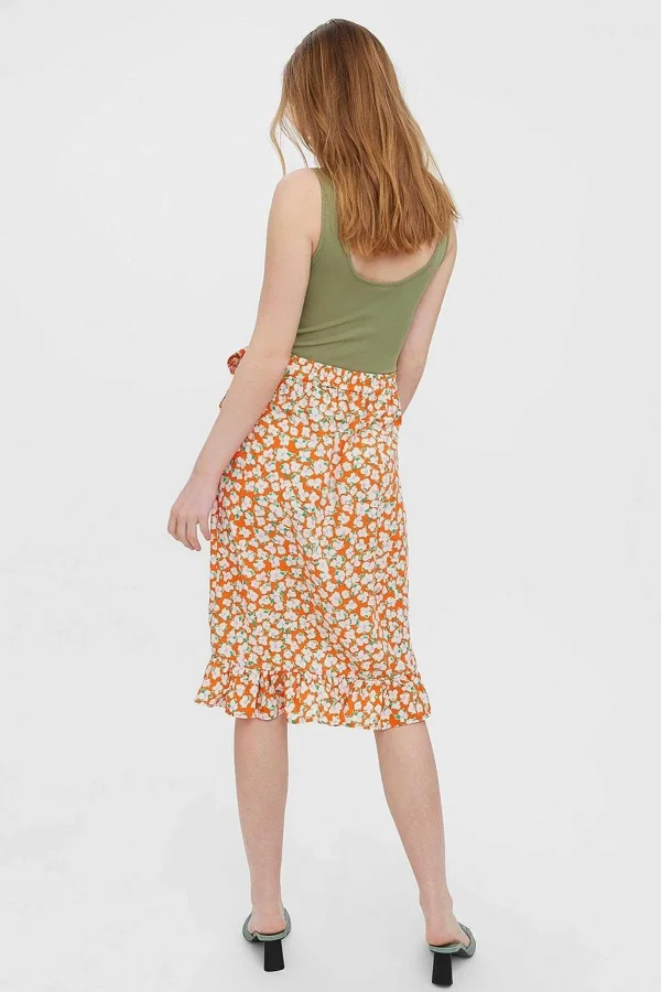 Vero Moda Olea Skirt In Red Print*Women Skirts & Shorts