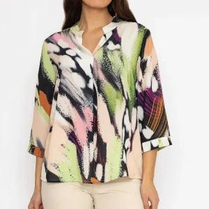 Pala D'oro Olivia Top In Multi Print*Women Tops & Blouses