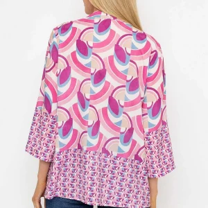 Pala D'oro Olivia Top In Pink Print*Women Tops & Blouses