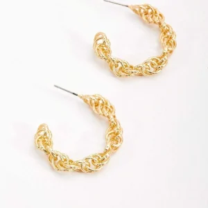 Soul Jewellery Open Hoop Chain Earrings*Women As Seen On Social