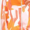 Pala D'oro Orange Printed Bomber Jacket*Women Coats & Jackets