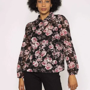 Rowen Avenue Organza Floral Blouse In Print*Women Tops & Blouses