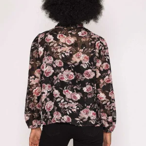 Rowen Avenue Organza Floral Blouse In Print*Women Tops & Blouses