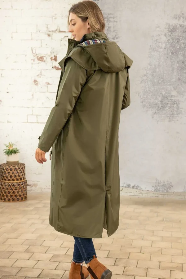 Lighthouse Outback Full Length Waterproof Raincoat In Fern*Women Coats & Jackets