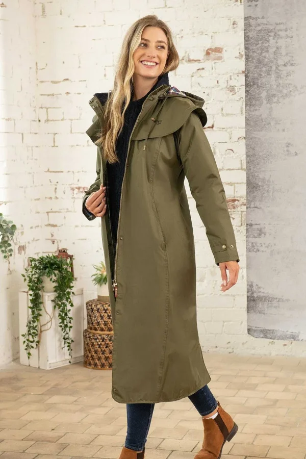 Lighthouse Outback Full Length Waterproof Raincoat In Fern*Women Coats & Jackets