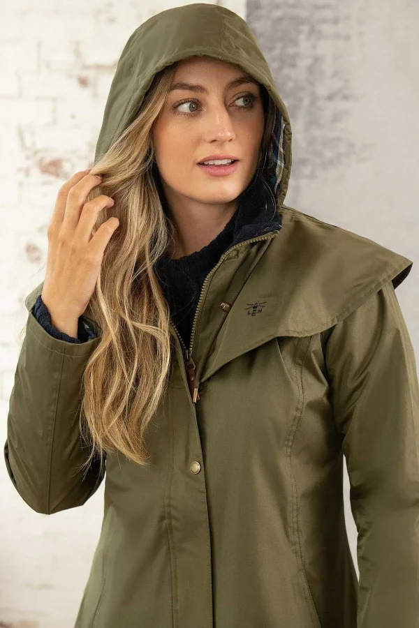 Lighthouse Outback Full Length Waterproof Raincoat In Fern*Women Coats & Jackets