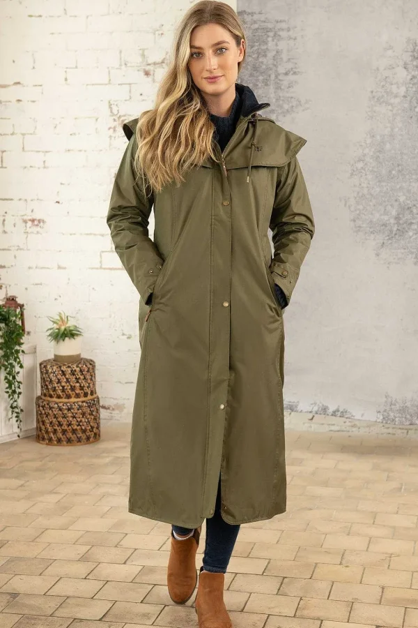 Lighthouse Outback Full Length Waterproof Raincoat In Fern*Women Coats & Jackets