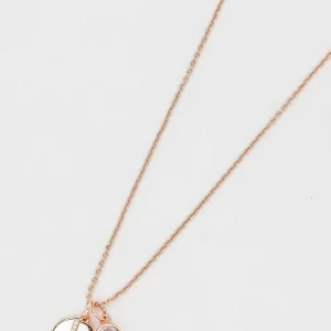 Cherish P Initial Necklace In Rose Gold* Jewellery