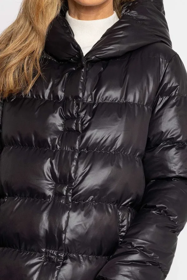 J'aime la Vie Padded Puffer Coat In Black*Women Coats & Jackets