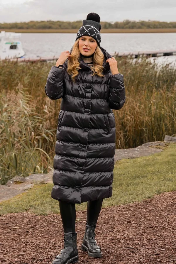 J'aime la Vie Padded Puffer Coat In Black*Women Coats & Jackets