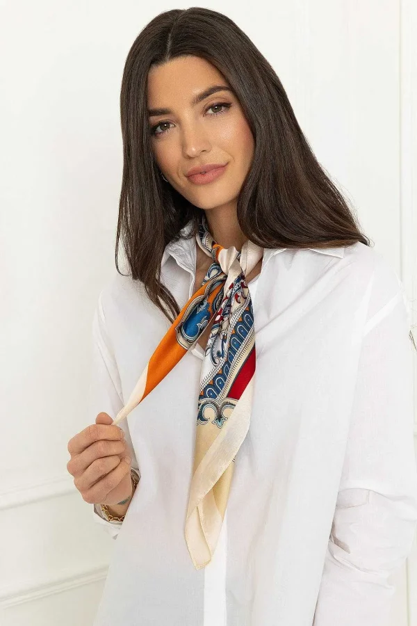 SOUL Accessories Paisley Neckerchief Scarf In Orange* Accessories