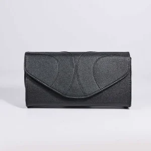 SOUL Accessories Panel Detail Clutch In Black* Teenager