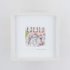 Blue Shoe Gallery Perfectly Poised Small Framed Art Print* Homeware