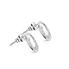 Newbridge Silverware Jewellery Petite Circular Earrings With Clear Stones* Boxed Gifts