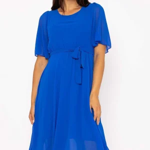 Pala D'oro Philipa Blue Midi Dress* Sale Dresses