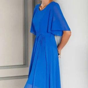 Pala D'oro Philipa Blue Midi Dress* Sale Dresses