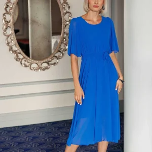 Pala D'oro Philipa Blue Midi Dress* Sale Dresses