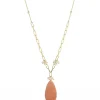 Knight & Day Pink Aventurine Long Necklace* Necklaces