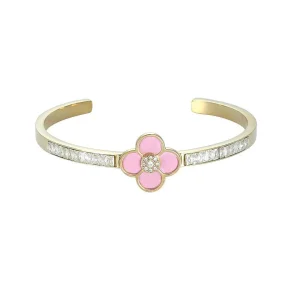 Knight & Day Pink Floral Bangle* Boxed Gifts