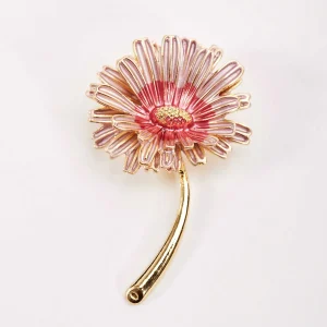 Soul Jewellery Pink Flower Brooch*Women Classic Fashion