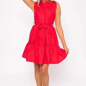 Kelly & Grace Weekend Pink Poplin Mini Dress* Sale Dresses