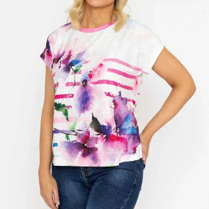 Voulez Vous Pink Printed Jersey Top*Women Tops & Blouses